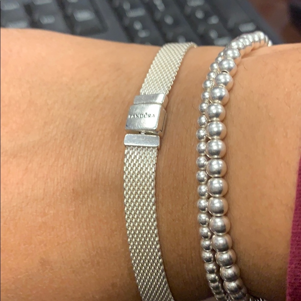 Sterling silver pandora Reflexions bracelet